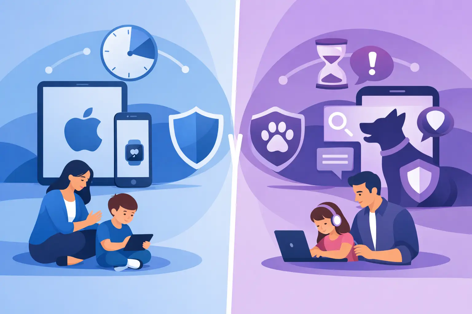 Apple Screen Time vs. Bark: Was passt?