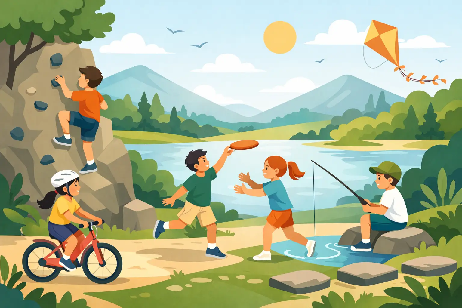 15 gesunde Outdoor-Aktivitäten für Kinder