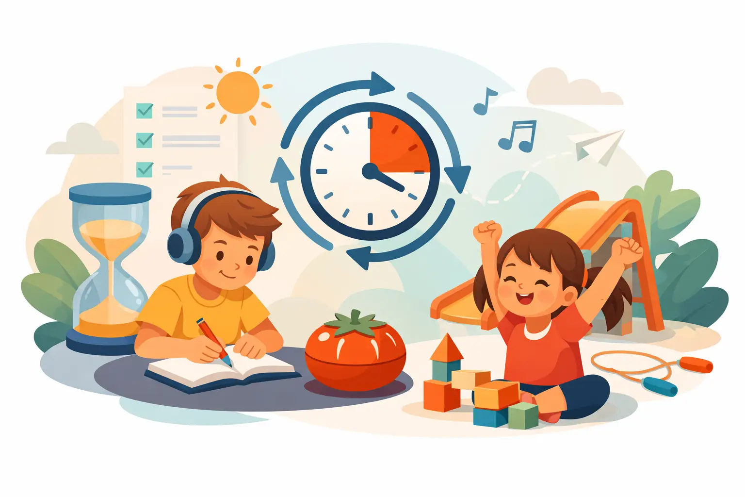 Die für Kinder angepasste Pomodoro-Technik